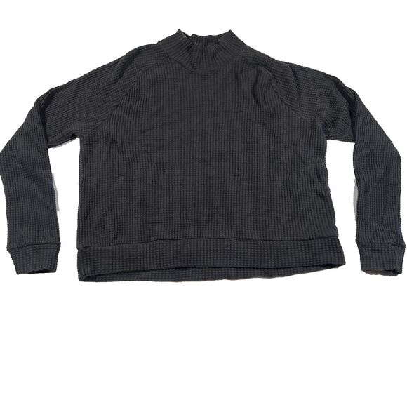 The North Face Tops - The North Face Chabot Mock Neck Waffle Knit Thermal Long Sleeve Women's 2X (ish)